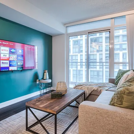 Elegant 2Br, Accommodates 8, Free Parking, Near Cn Tower